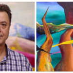 Manolis Stratakis and his immersive “active paintings”