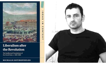 MGSA 2024 Edmund Keeley Book Prize awarded to Michalis Sotiropoulos for groundbreaking study on Greek Liberalism